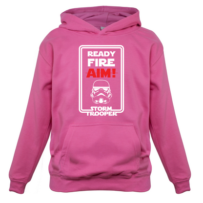 Ready Fire Aim Kids T Shirt