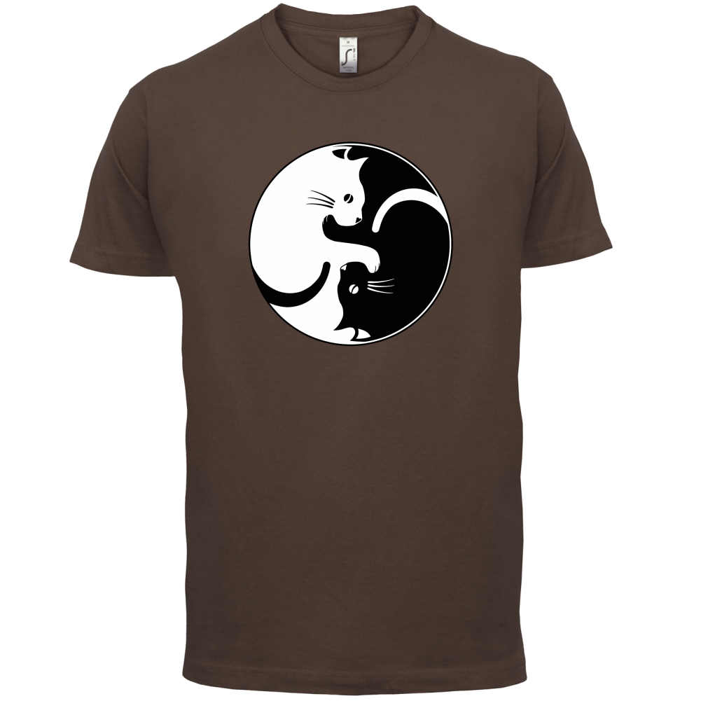 Yin Yang Cat T Shirt