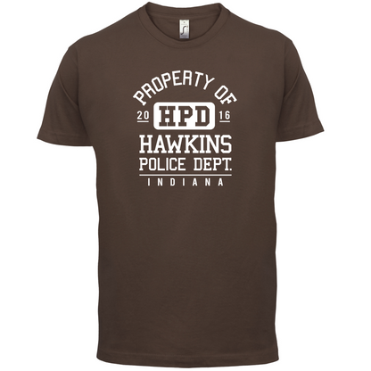 Hawkins Indiana Police Dept T Shirt