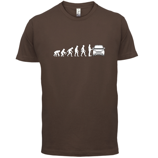 Evolution of Man Smart Driver T Shirt