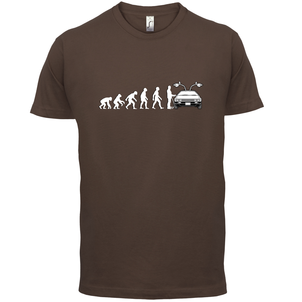 Evolution of Man DMC-12 Driver T Shirt