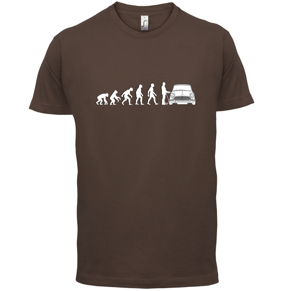 Evolution of Man Austin Cooper Driver T Shirt