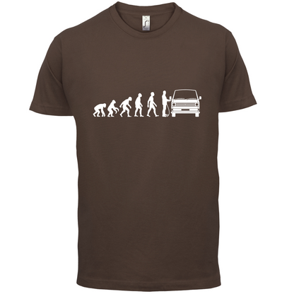 Evolution of Man T3 - T25 Campervan T Shirt