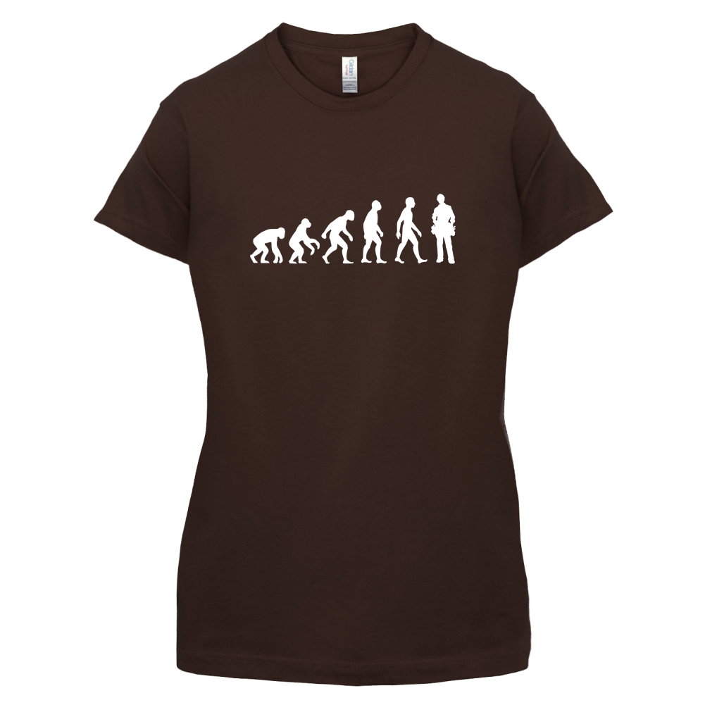 Evolution Of Man Electrician T Shirt