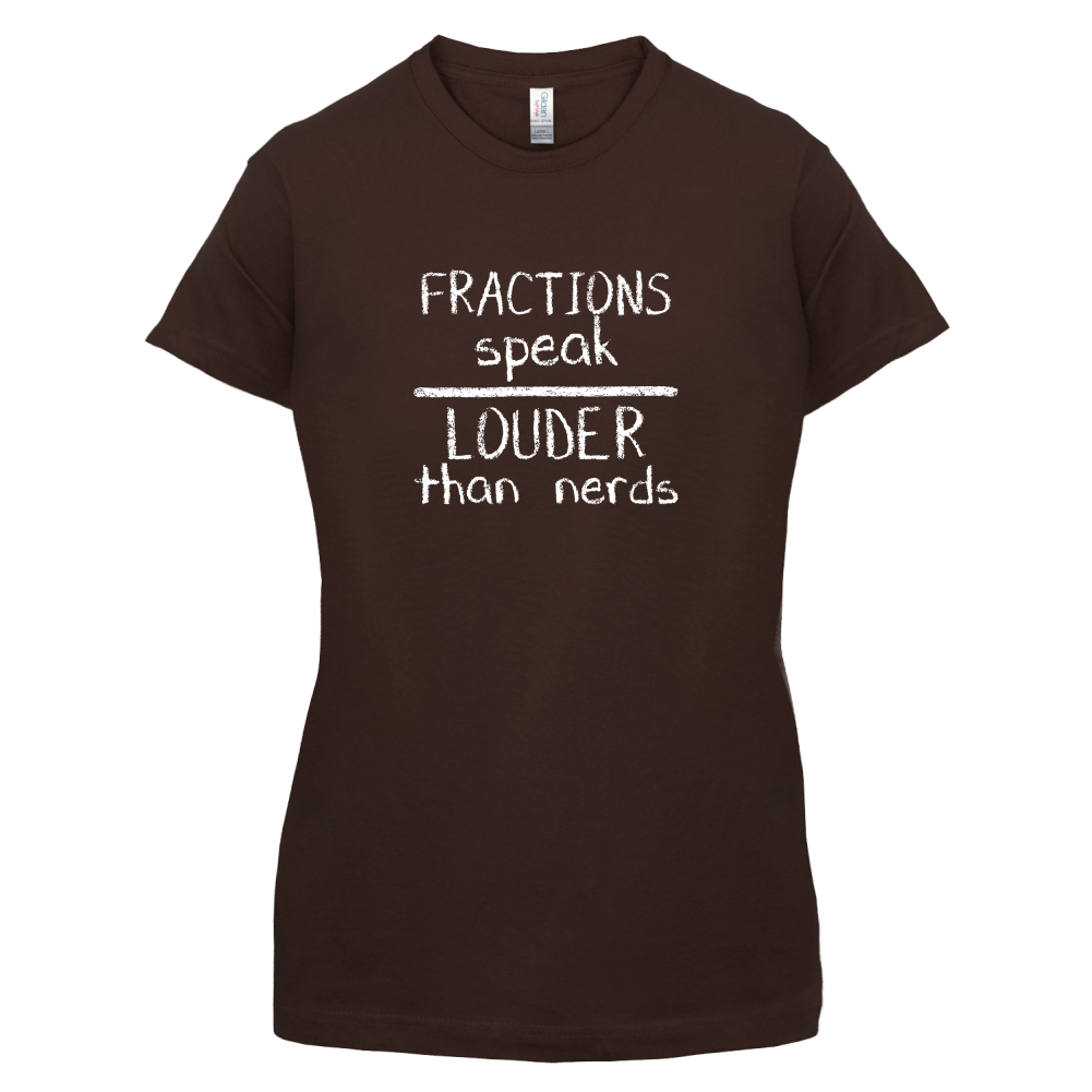 Fractions Louder Than Nerds T Shirt