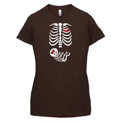 Skeleton Baby Girl T Shirt