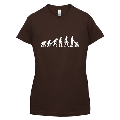 Evolution Of Man Push Chair T Shirt