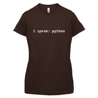 I Speak Python T Shirt
