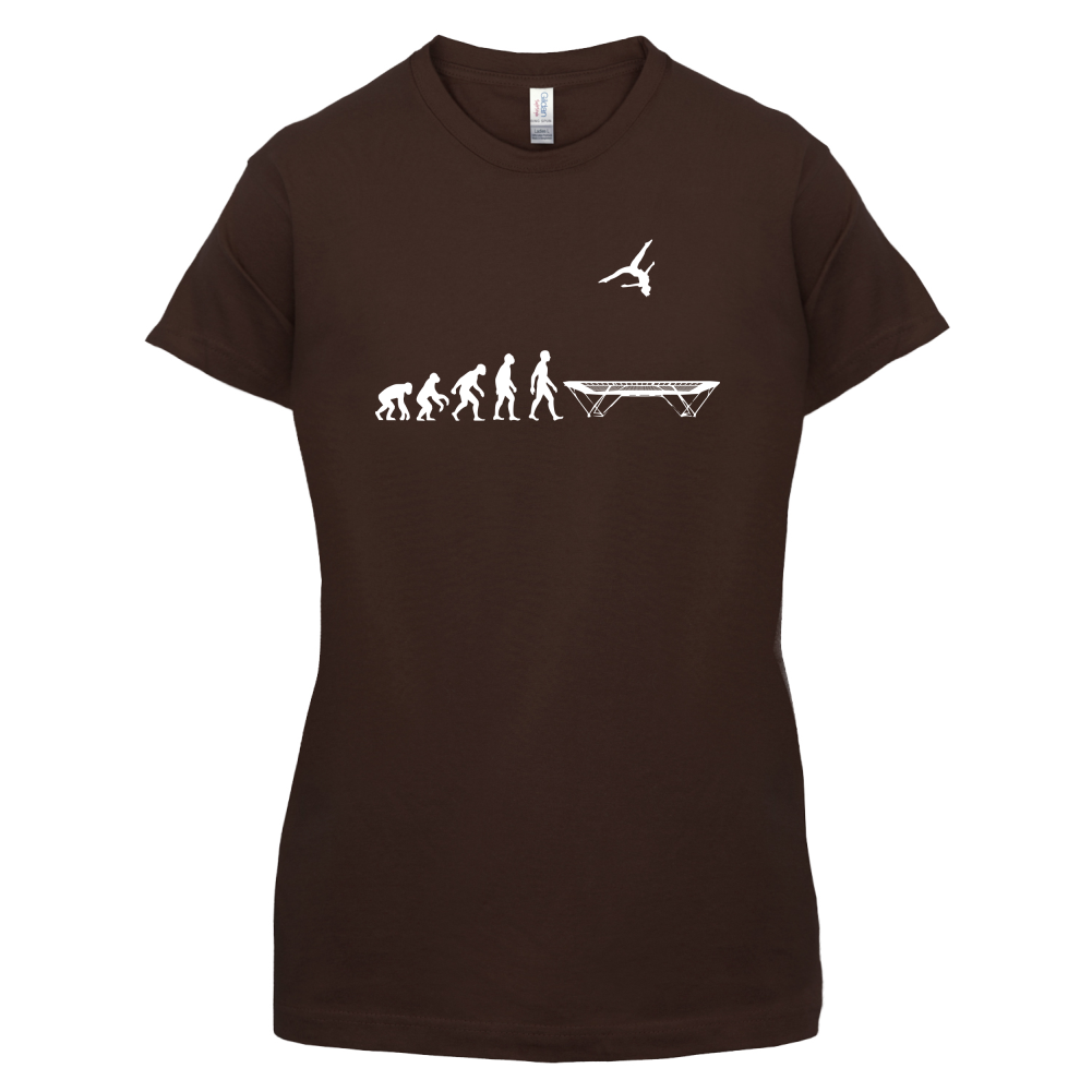 Evolution Of Man Trampolining T Shirt