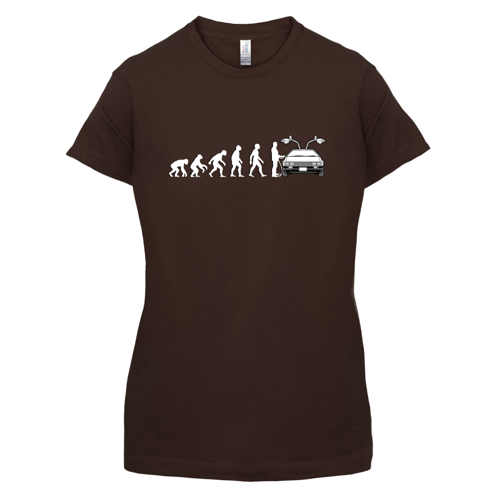 Evolution of Man DMC-12 Driver T Shirt