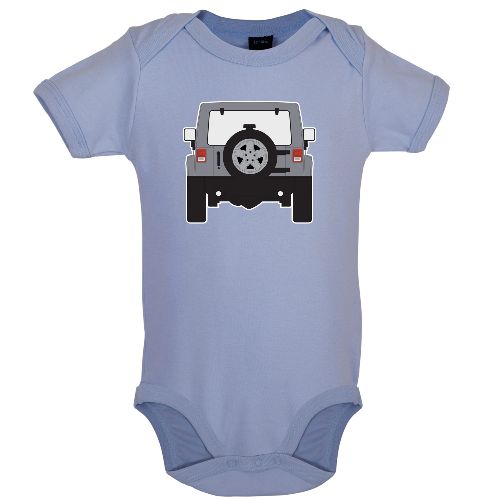 JW Rear Hyper Silver Baby T Shirt