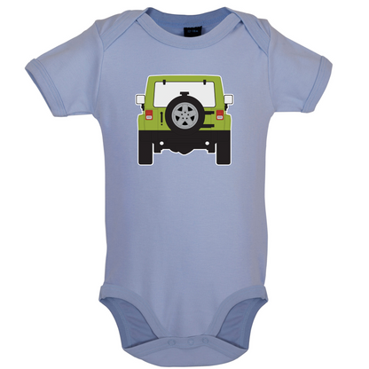 JW Rear Hyper Green Baby T Shirt