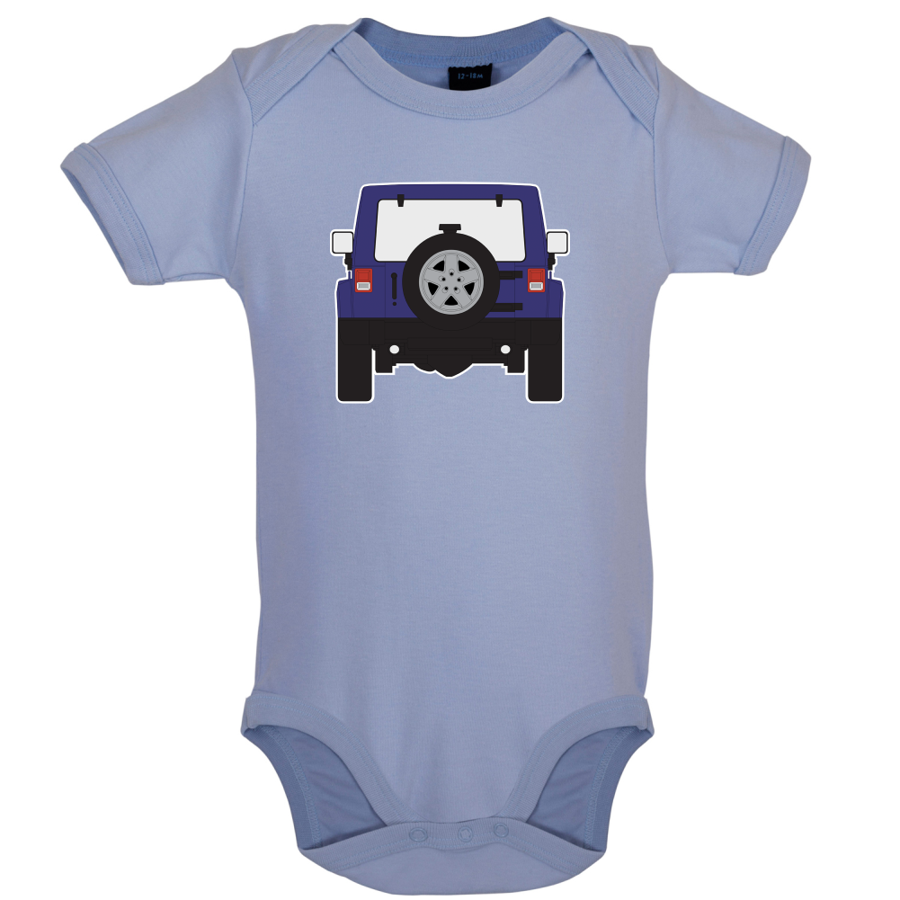 JW Rear Hyper Purple Baby T Shirt