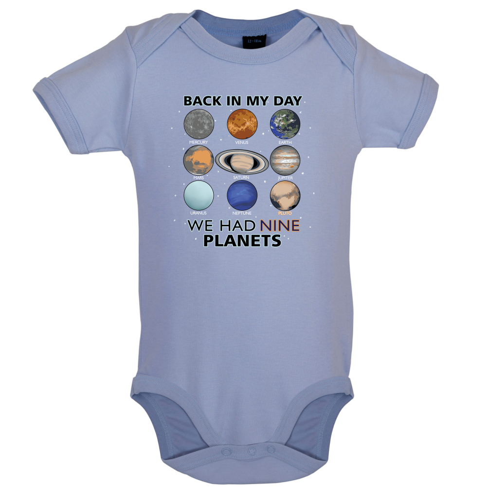 We Had Nine Planets Baby T Shirt