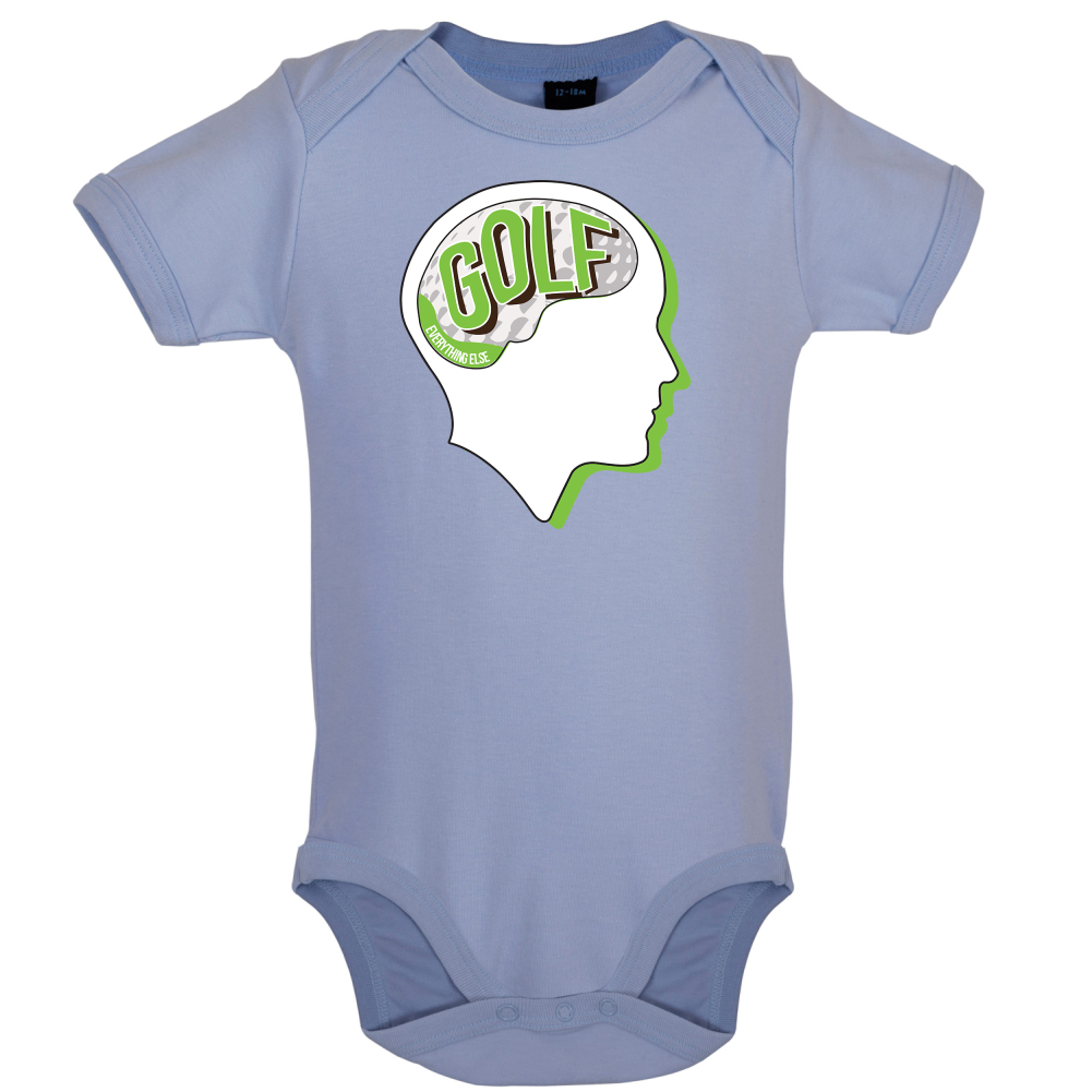 Golf Is All I Think Baby T Shirt