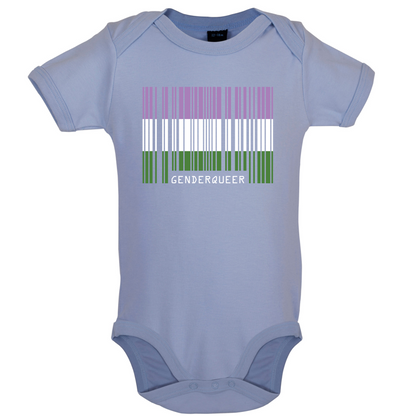 LGBT Barcode Flags - Gender Queer Baby T Shirt