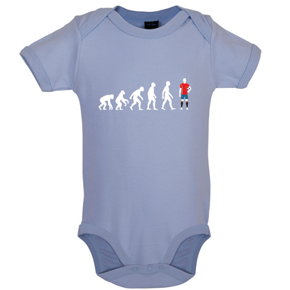 Evolution of Man - Spain Baby T Shirt