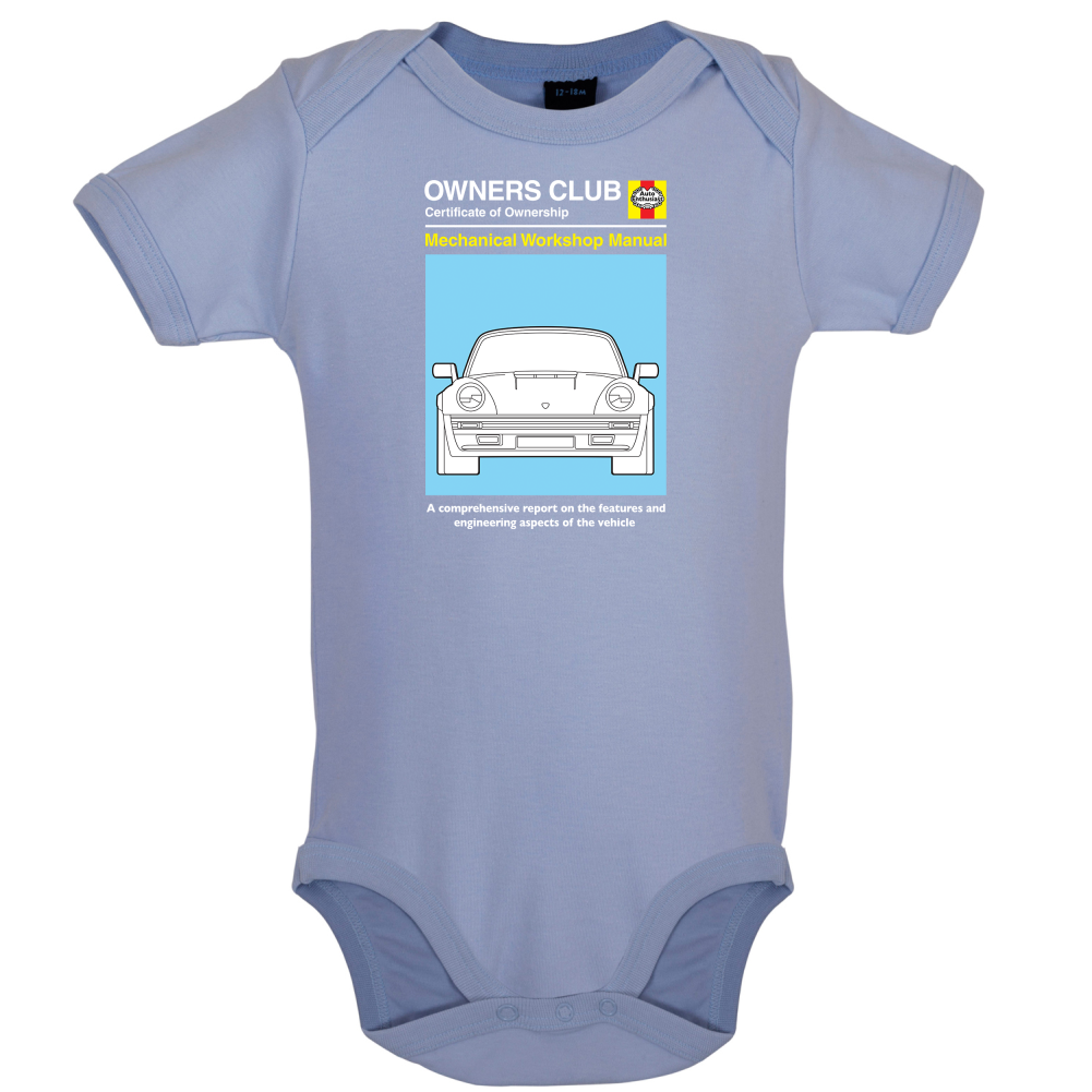 Car Owners Manual 964 Turbo Baby T Shirt