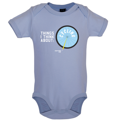 I Thiink About Cycling Baby T Shirt