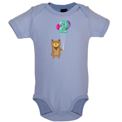 2nd Birthday Bear Baby T Shirt