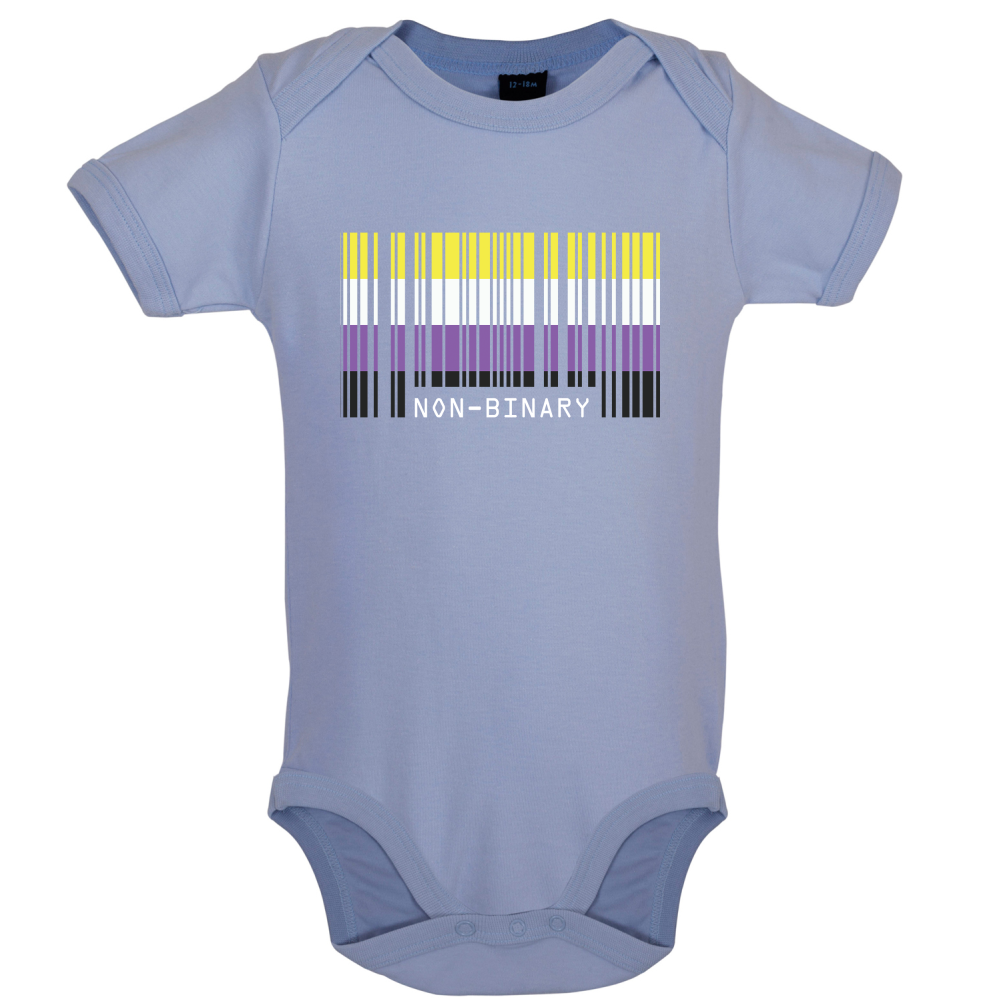 LGBT Barcode Flags - Nonbinary Baby T Shirt