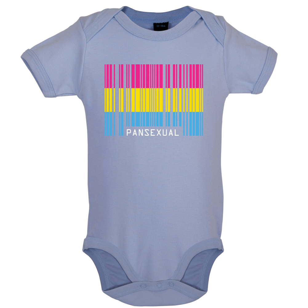 LGBT Barcode Flags - Pan Sexual Baby T Shirt