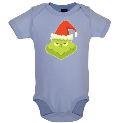 Grinch Face Baby T Shirt