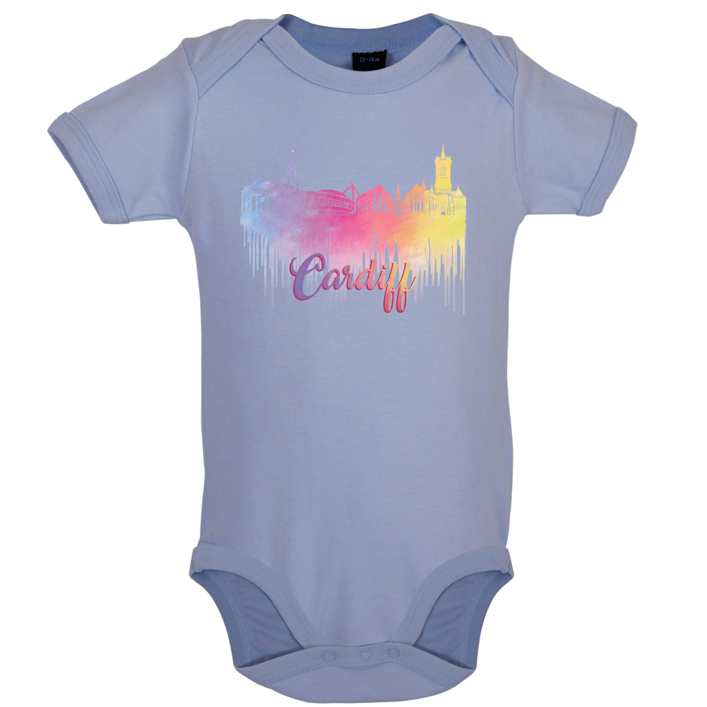 Cardiff Silhouette  Baby T Shirt