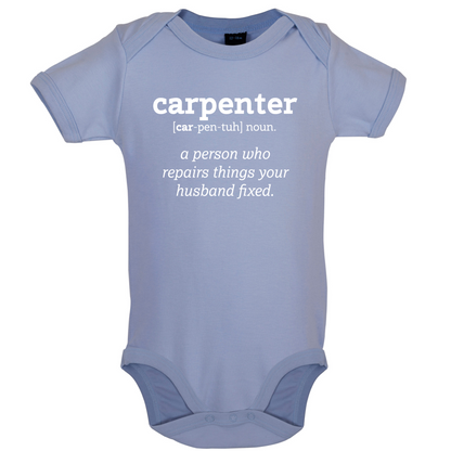 Definition Carpenter Baby T Shirt