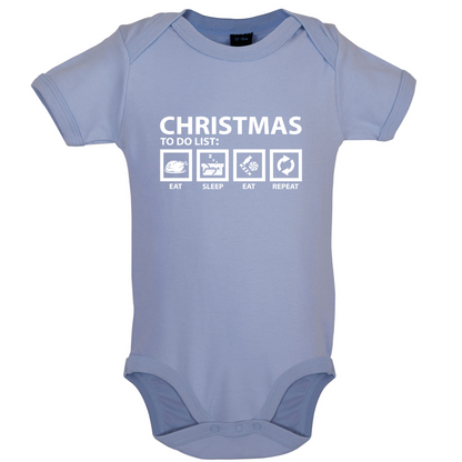 Christmas To Do List Baby T Shirt