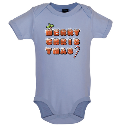 Merry Christmas Biscuits Baby T Shirt