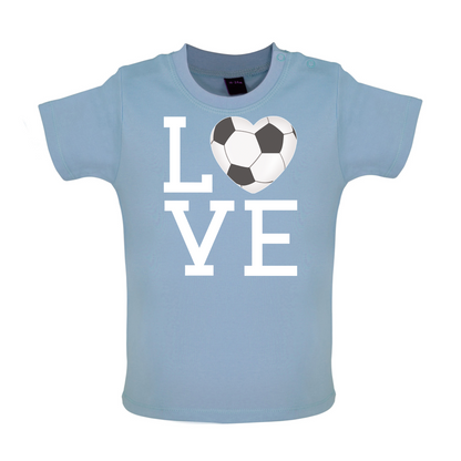 I Love Football Baby T Shirt