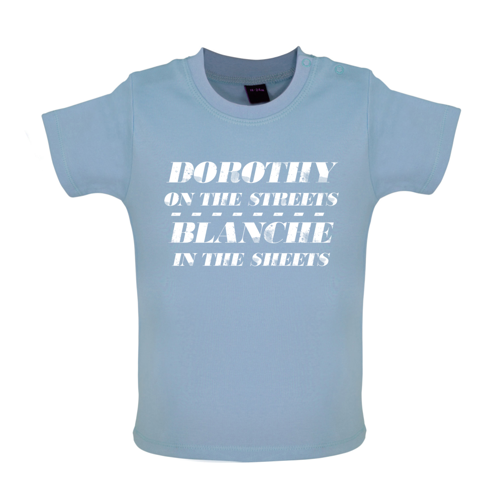 Blanch In The Sheets Baby T Shirt