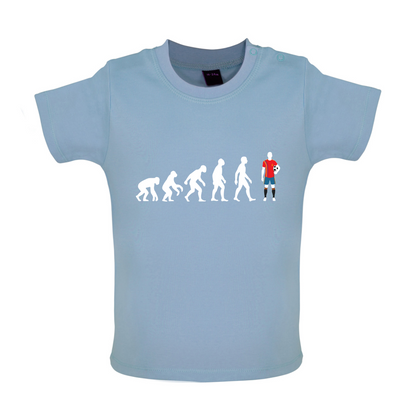 Evolution of Man - Spain Baby T Shirt