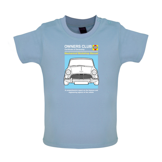 Car Owners Manual Mini Baby T Shirt