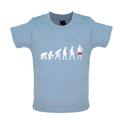 Evolution of Man - Poland Baby T Shirt