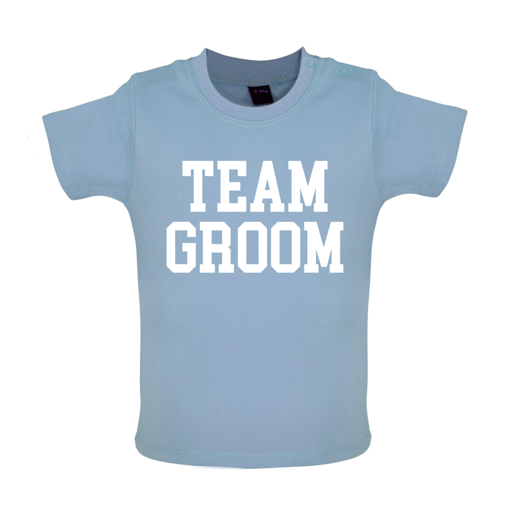 Team Groom  Baby T Shirt