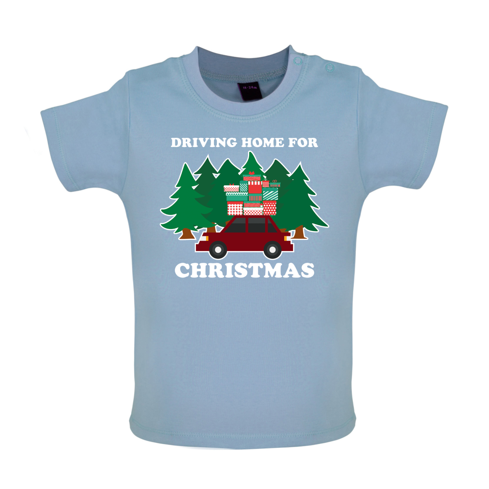 Driving Home For Christmas Baby T Shirt