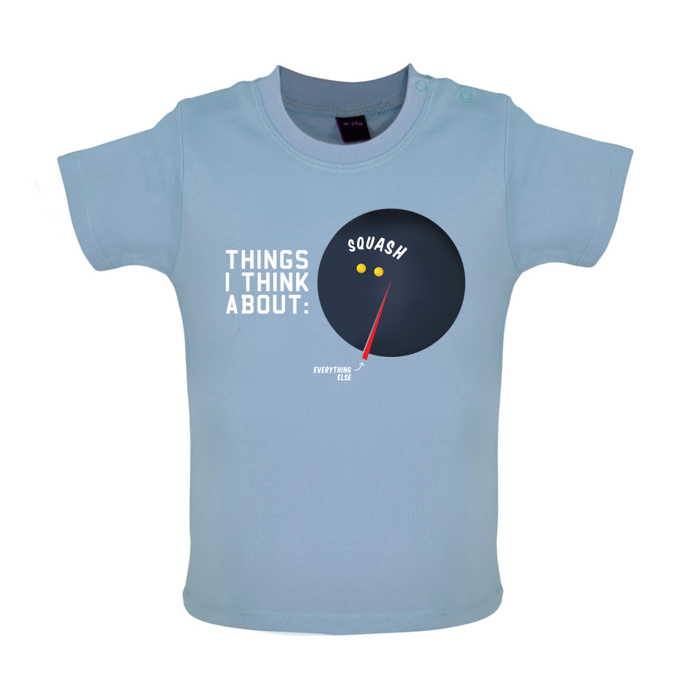 I Thiink About Squash Baby T Shirt