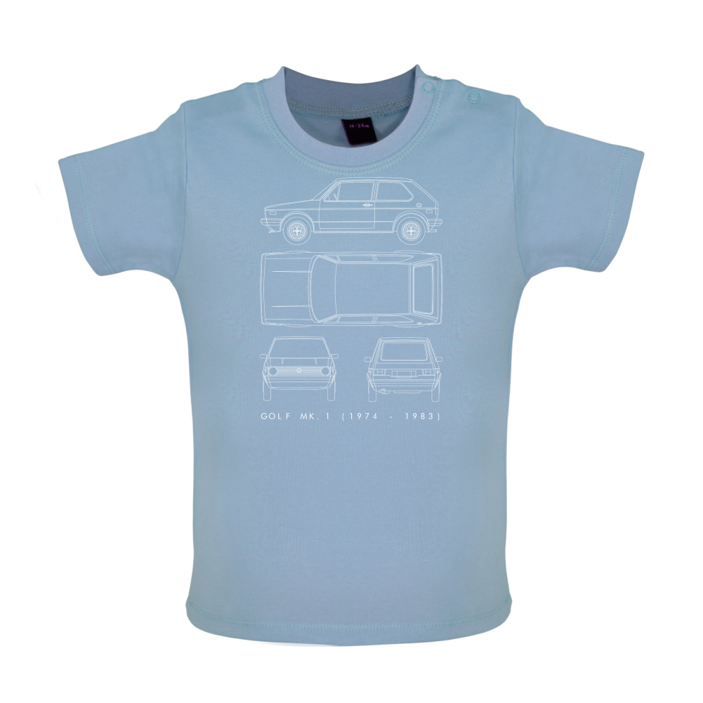 4 View Golf MK1  Baby T Shirt