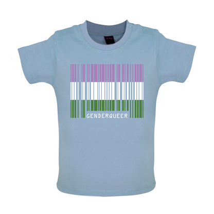 LGBT Barcode Flags - Gender Queer Baby T Shirt