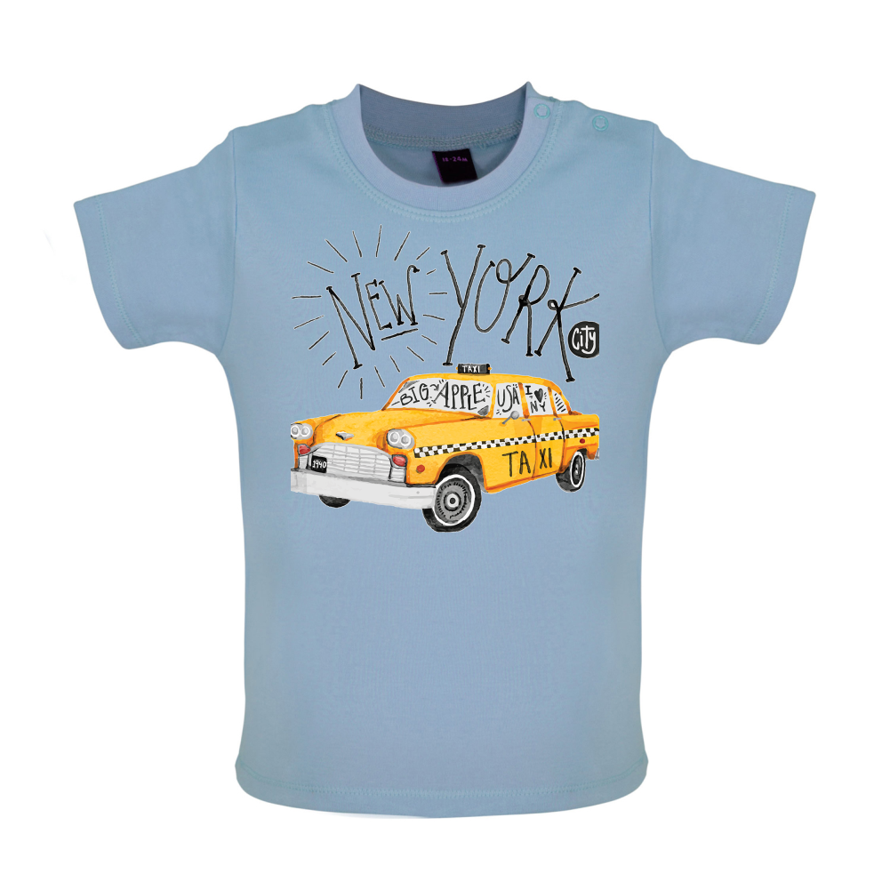 Yellow Taxi NYC Baby T Shirt