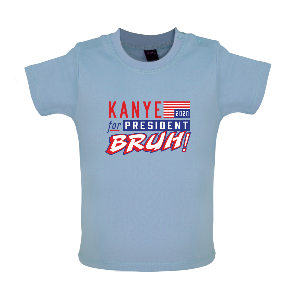 Kanye For President 2020 Baby T Shirt