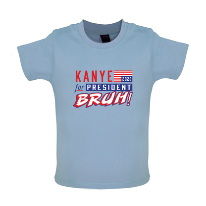 Kanye For President 2020 Baby T Shirt