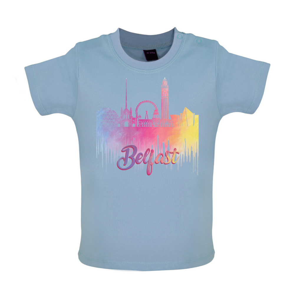 Belfast Silhouette  Baby T Shirt