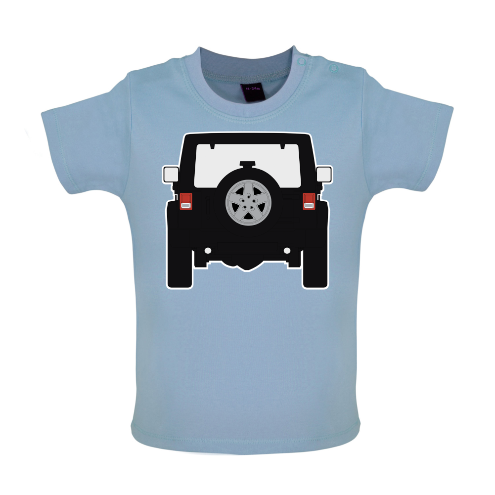 JW Black Rear Baby T Shirt