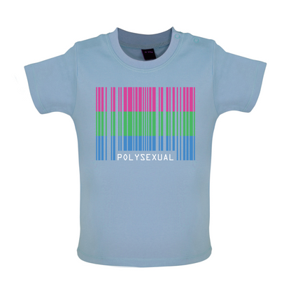 LGBT Barcode Flags - PolySexual Baby T Shirt