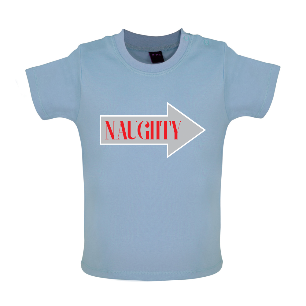 Naughty Arrow Baby T Shirt