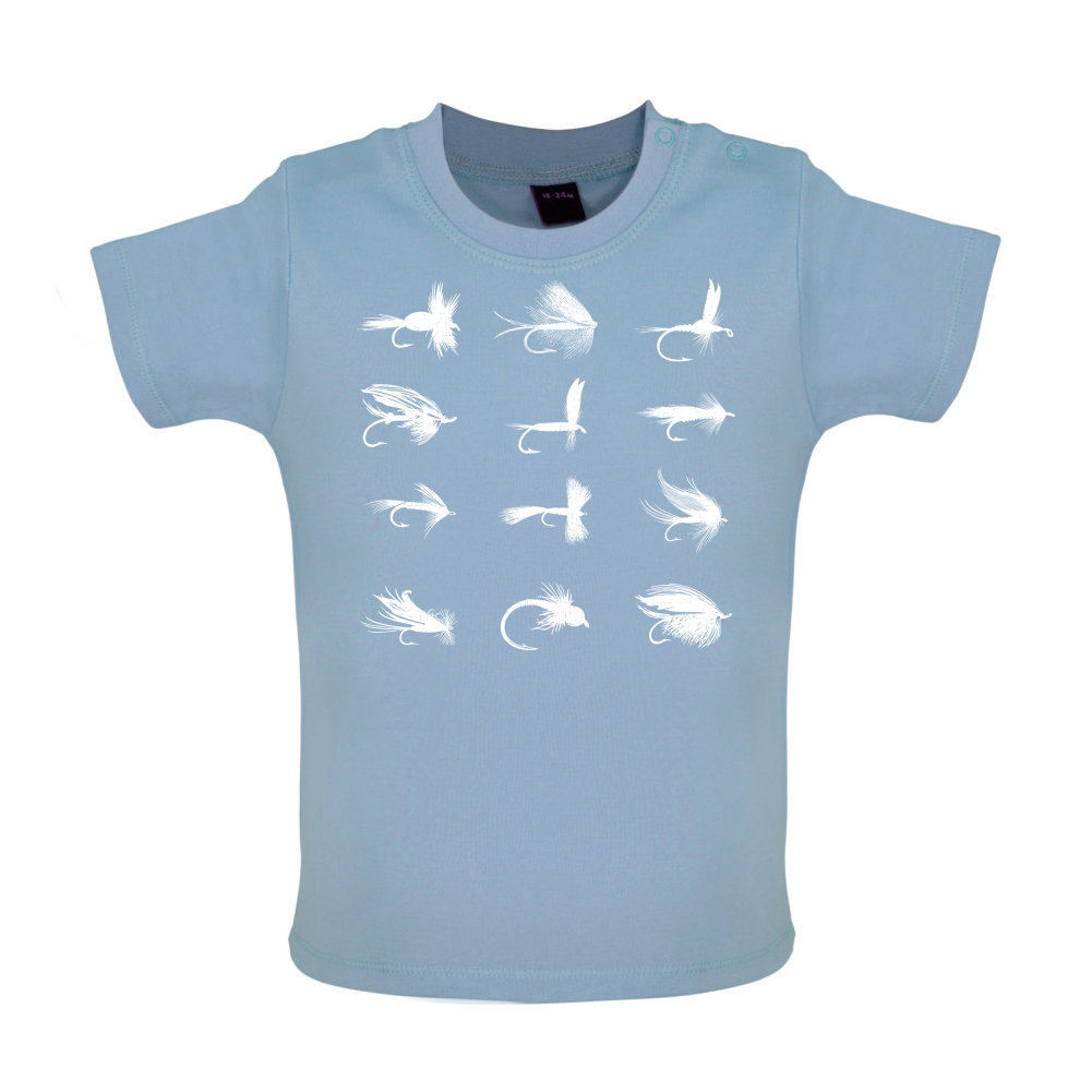 fly Fishing Flies Baby T Shirt