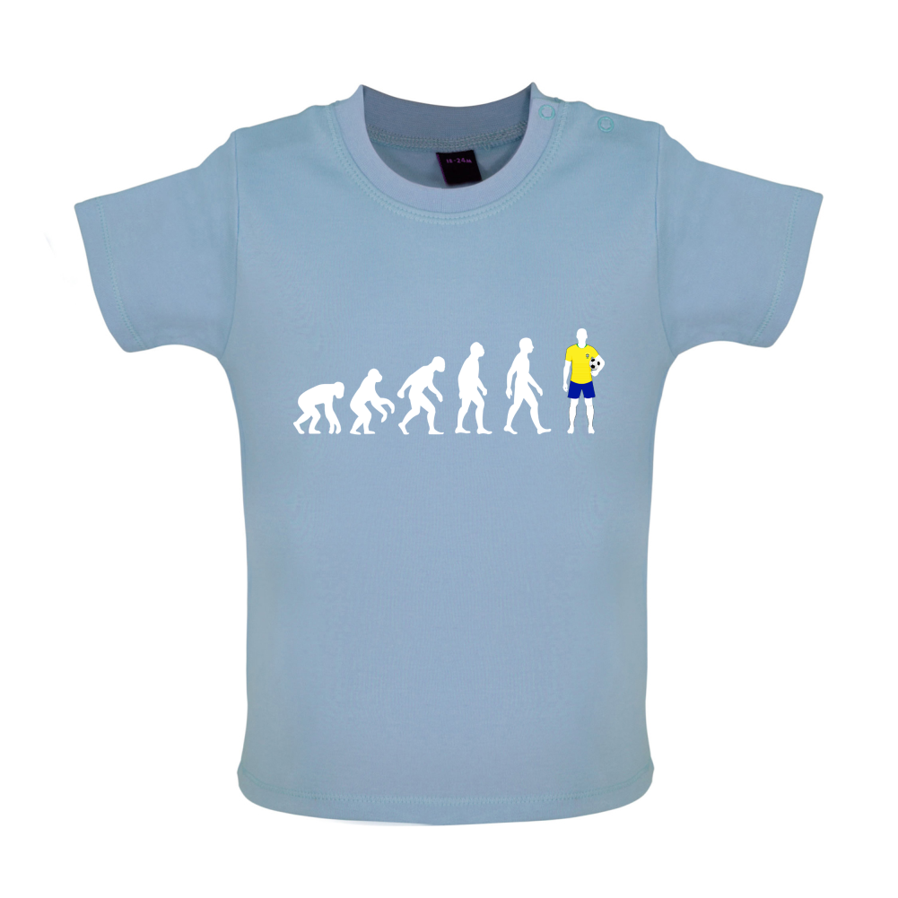 Evolution of Man - Brazil Baby T Shirt